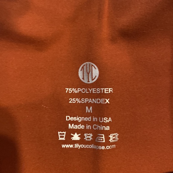 TYC-Til You Collapse Effortless Scrunch Leggings - Copper - Picture 2 of 3